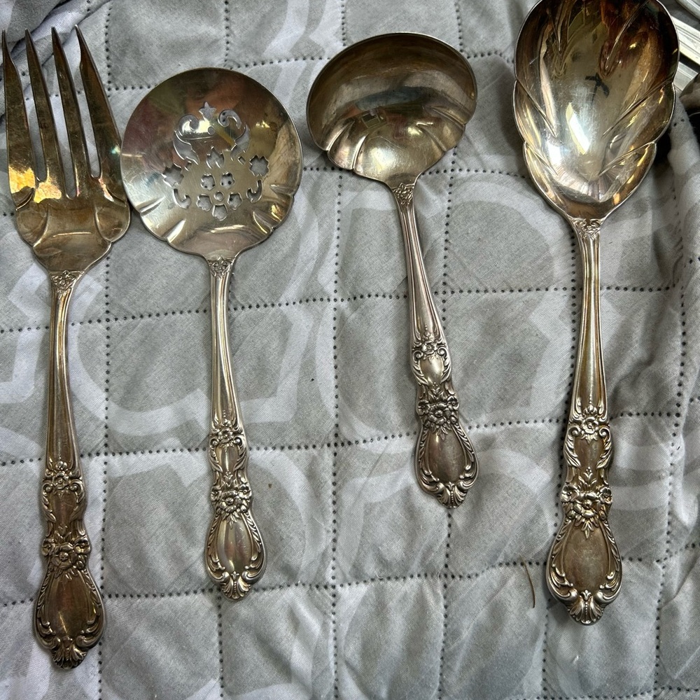 Vintage Roger Bros. Serving Utensil Set